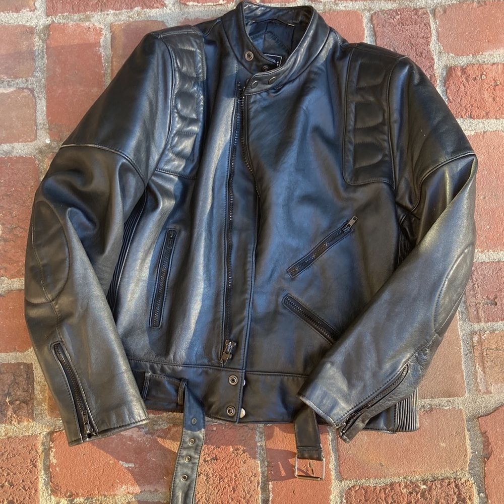 Men's Black Leather Jacket